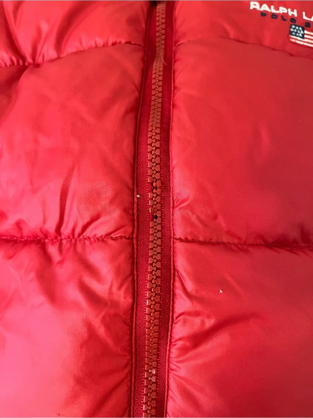 Ralph Lauren Red Puffer Coat 6 - 12 Months